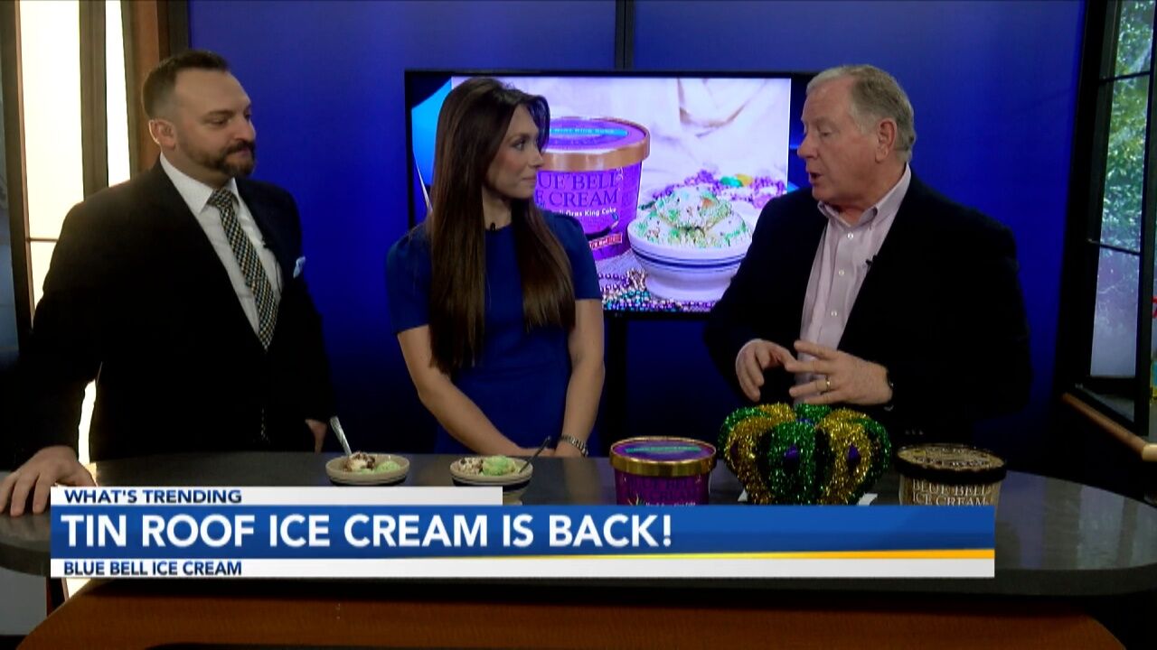 Blue Bell Ice Cream's Tin Roof and Mardi Gras King Cake Flavors  Back On Store Shelves